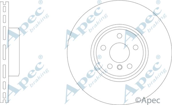 APEC BRAKING Тормозной диск DSK3326